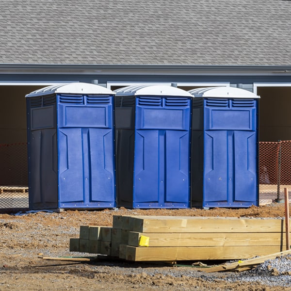 what is the maximum capacity for a single porta potty in Concord